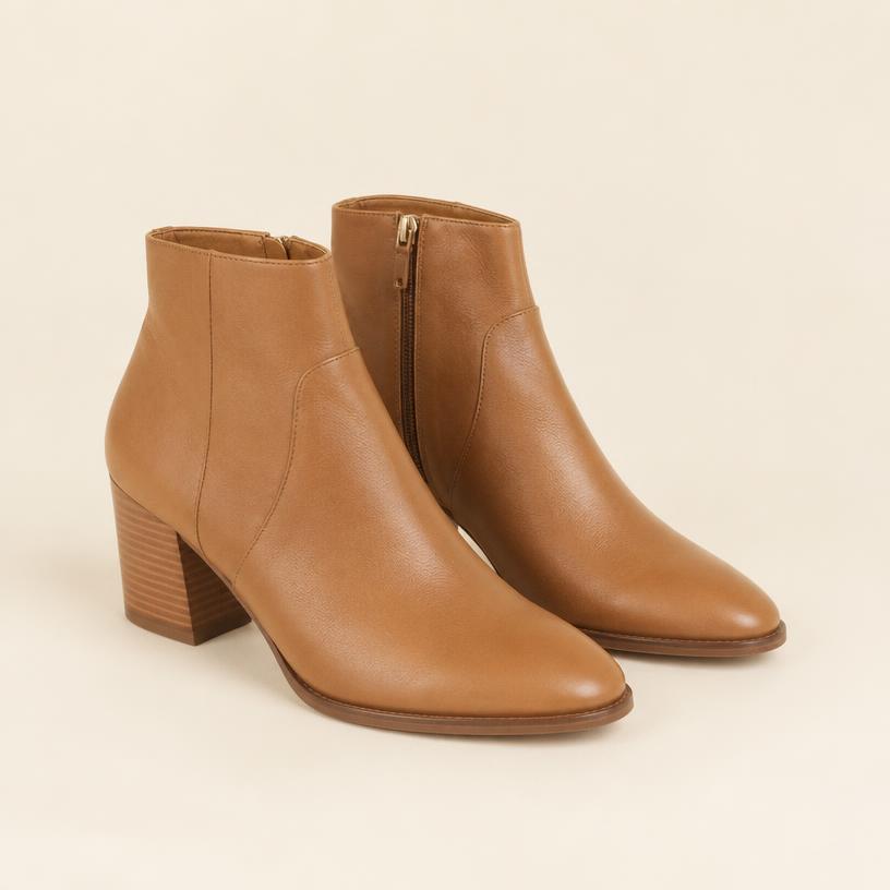 Leather boots